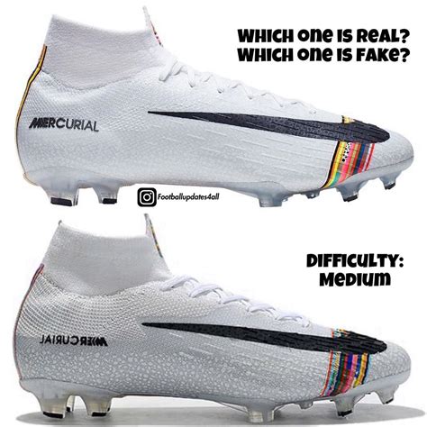 real vs fake football boots